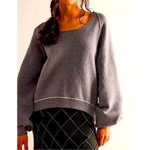 NWT! 🌟We The Free Midnight Pullover🌟. Size Small. Color Heritage Grey Combo.